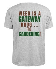 Slogan Printed Uni-sex Hemp T-shirt